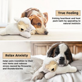 Soothing Stuffed Animal with Heartbeat: Lamb's Calming Embrace