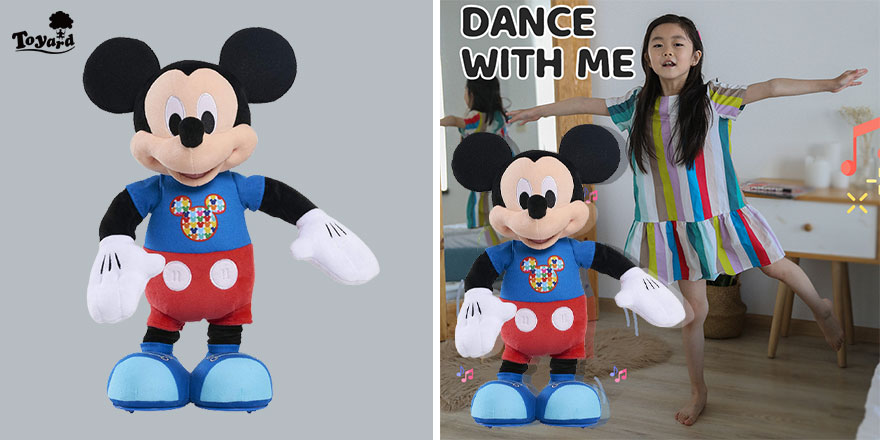 Super cute Mickey Mouse Hot Dog Dance Break Plush Gift for Children
